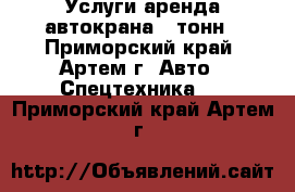 Услуги аренда автокрана 5 тонн - Приморский край, Артем г. Авто » Спецтехника   . Приморский край,Артем г.